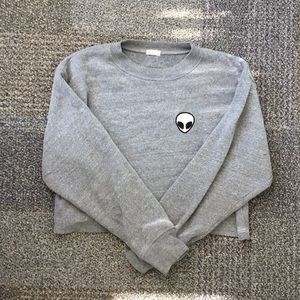 Cropped sweatshirt!
